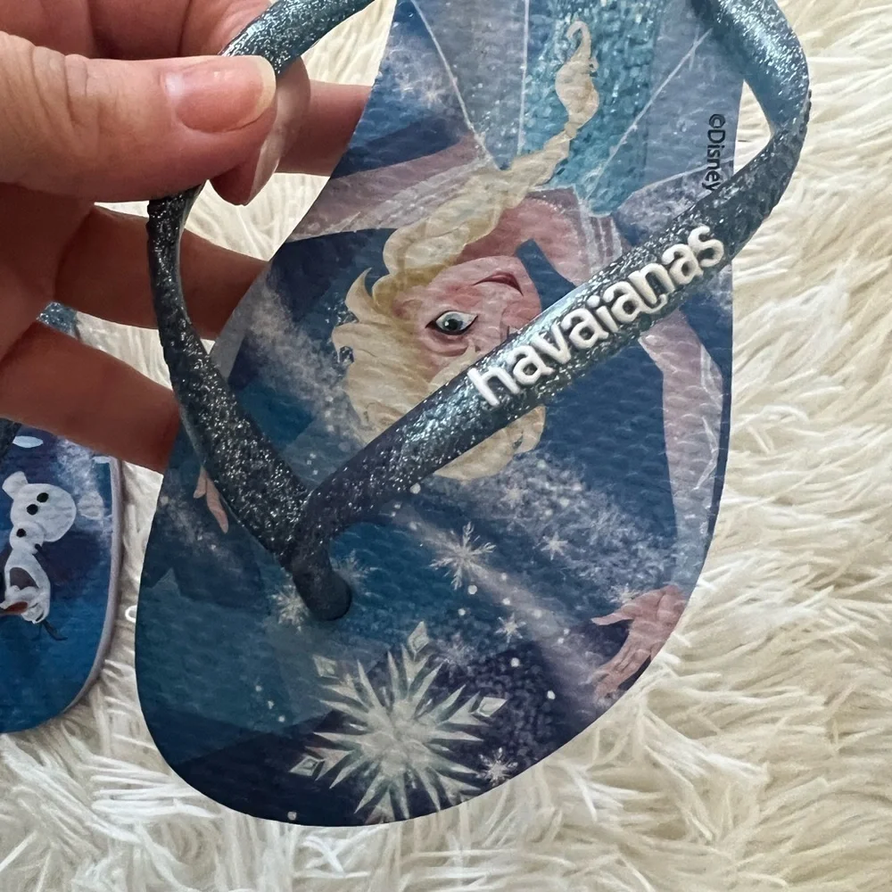 Havainas - frozen - big kids - size 2Y - NWT